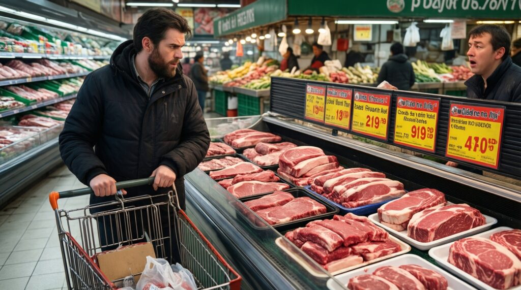 Цены на рынках и в магазинах: мониторинг овощей, рыбы, мяса и сезонная динамика - иллюстрация