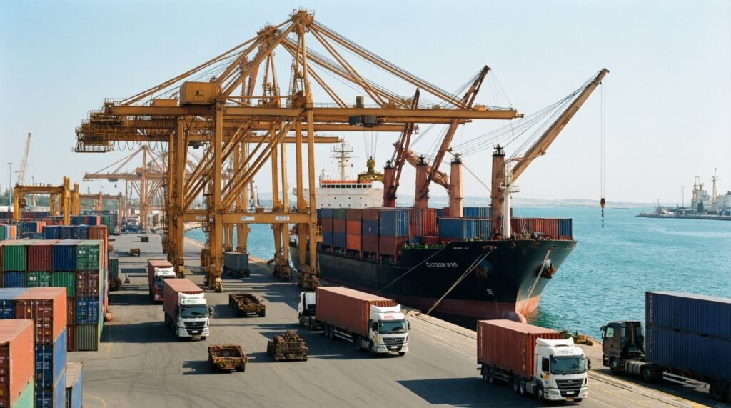 Порт, логистика и Каспий: развитие грузоперевозок, новые проекты и влияние на экономику региона - иллюстрация