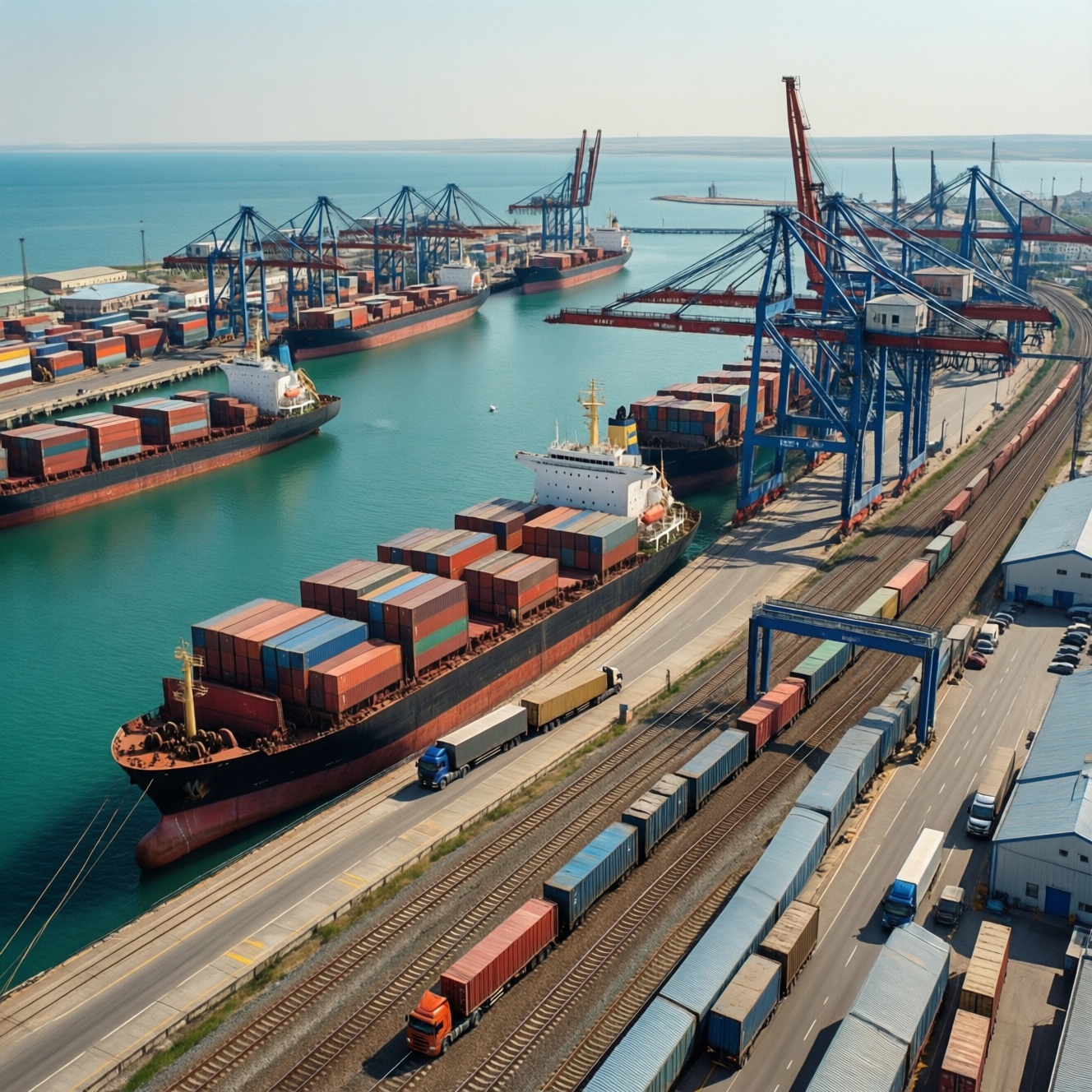 Порт и логистика на Каспии: развитие грузоперевозок и влияние на экономику региона